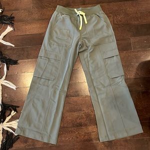 Figs cargo wide leg scrub pants